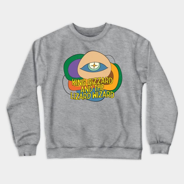 King Gizzard and the Lizard Wizard / Original Psychedelic Design Crewneck Sweatshirt by DankFutura